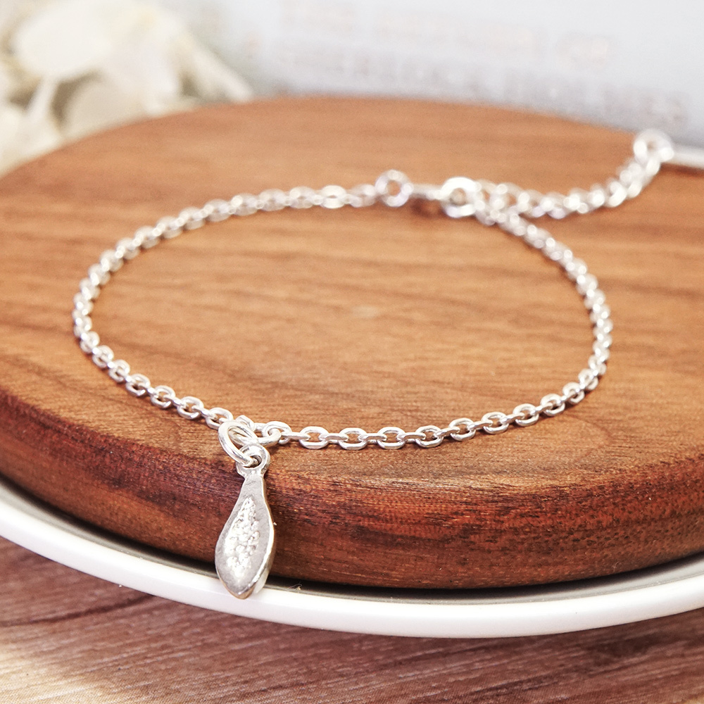 富足美滿 木瓜 925純銀手鍊 女生手鍊 水果系列