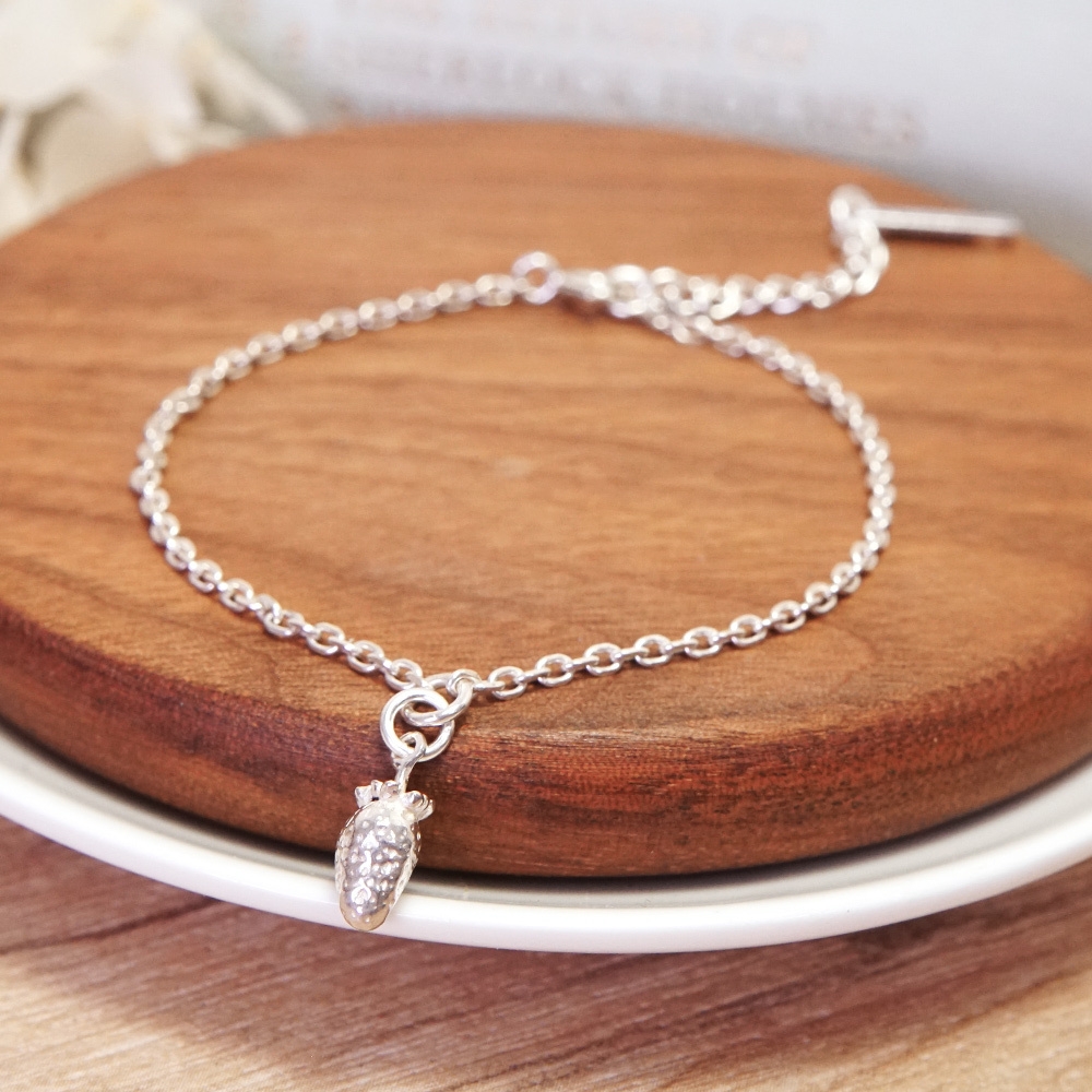 幸福莓滿 草莓 925純銀手鍊 女生手鍊 水果系列