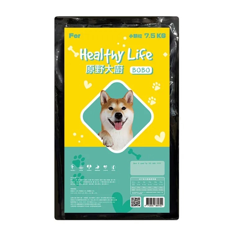 【原野大廚】BOBO 狗飽飽飼料15kg/包x1包