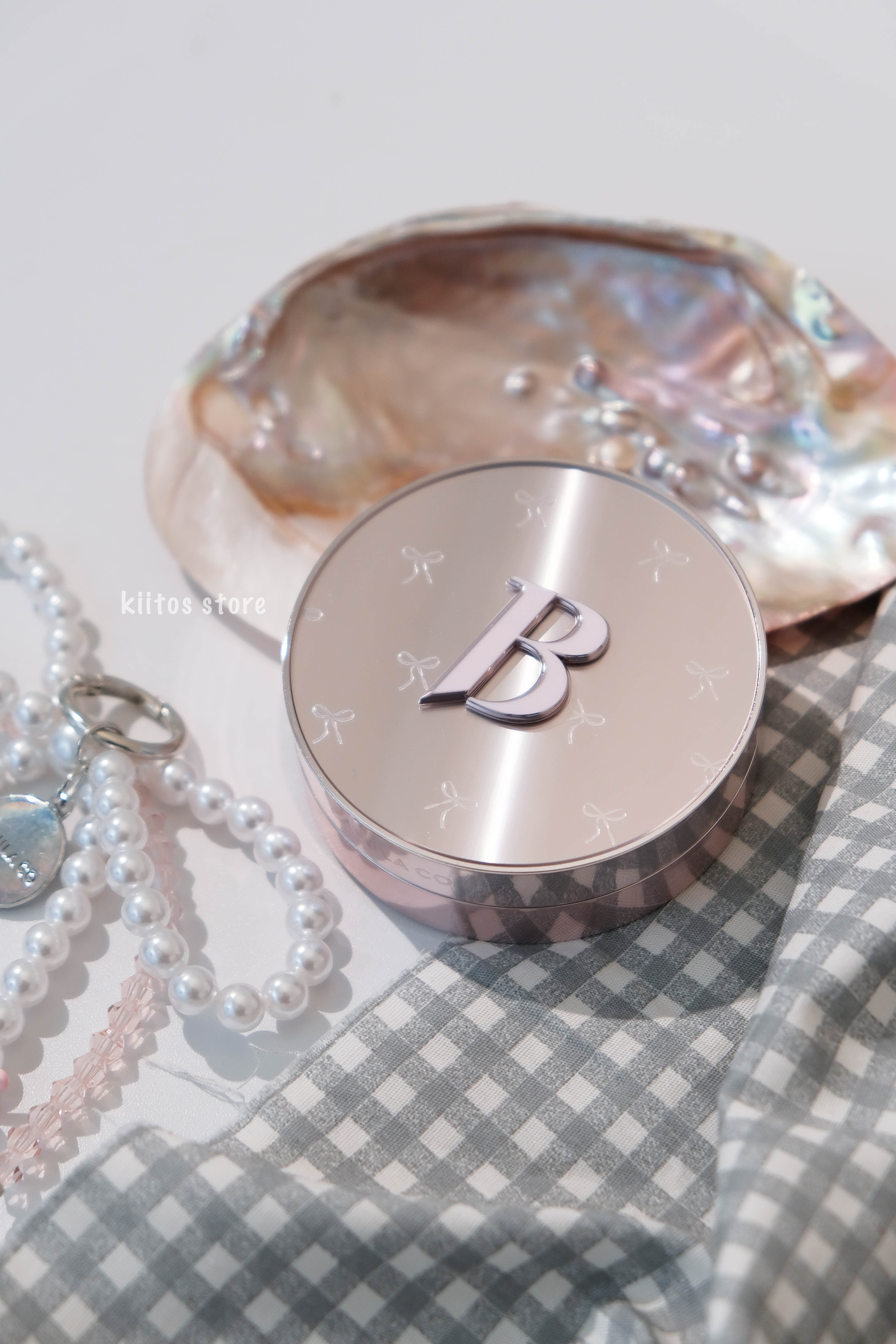 【現貨】韓國代購 Banila co.芭蕾風 粉紅 緞帶 蝴蝶結 氣墊 粉餅 超值組