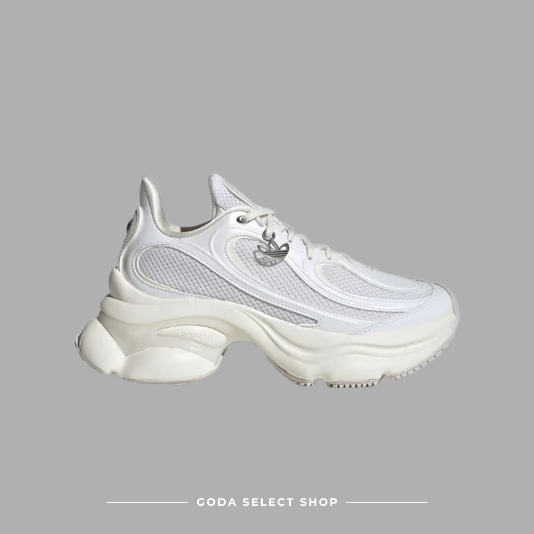 ADIDAS ORIGINALS OZVENUZ 增高 復古 小巴黎世家 (女款) 銀色 白色 KI0557 HQ2676