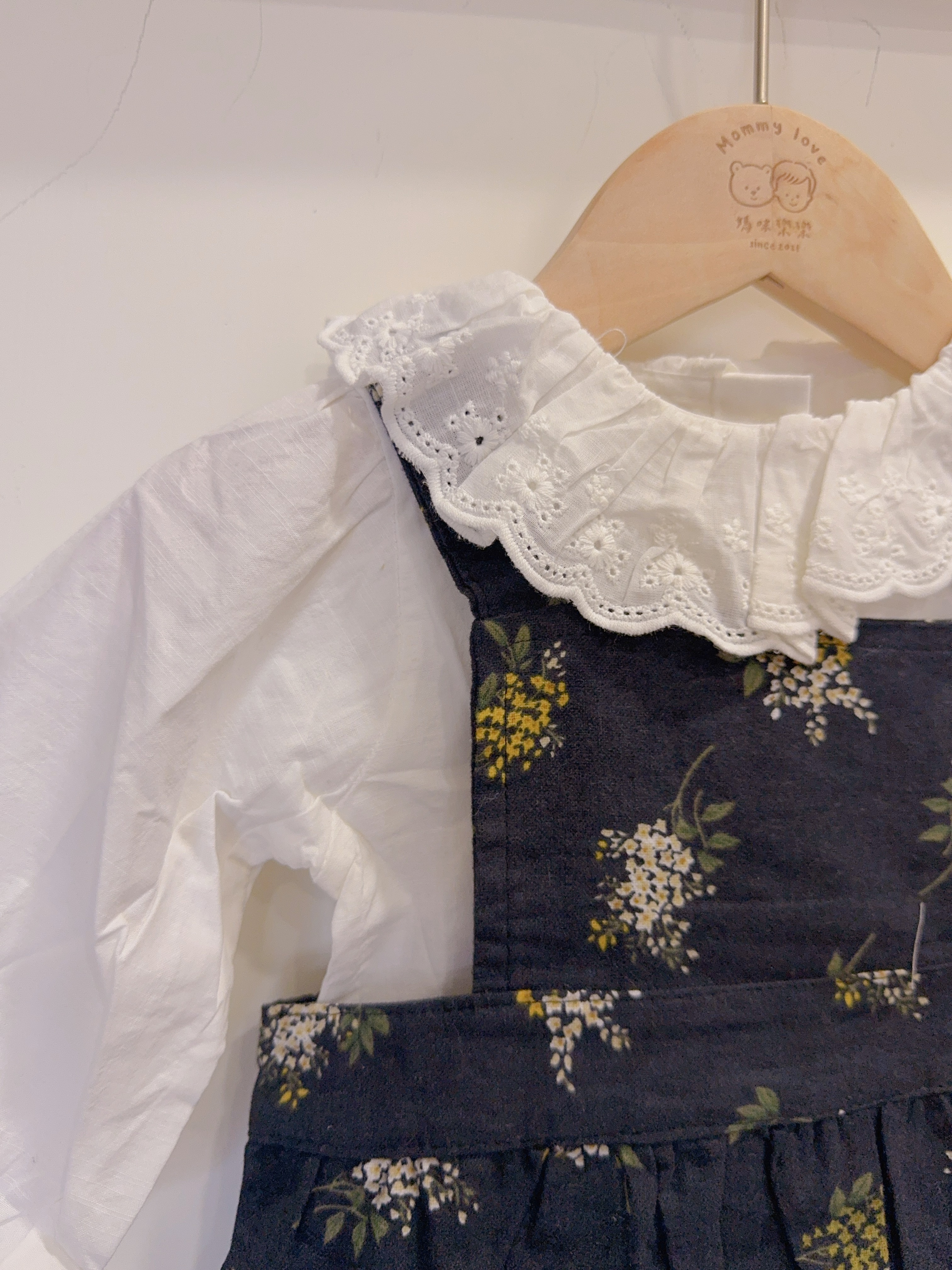 H506黑碎花包屁套A58