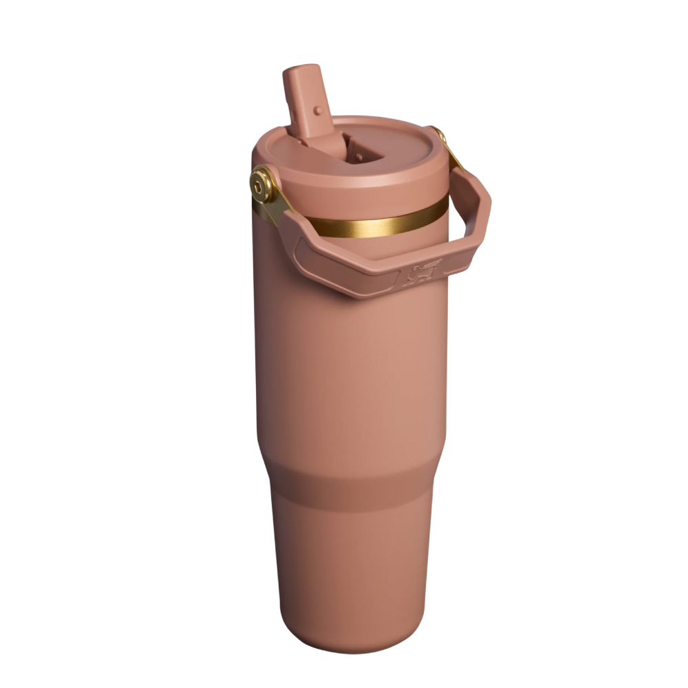 STANLEY 經典系列 IceFlow 手提吸管杯2.0 0.88L /  摩卡慕斯