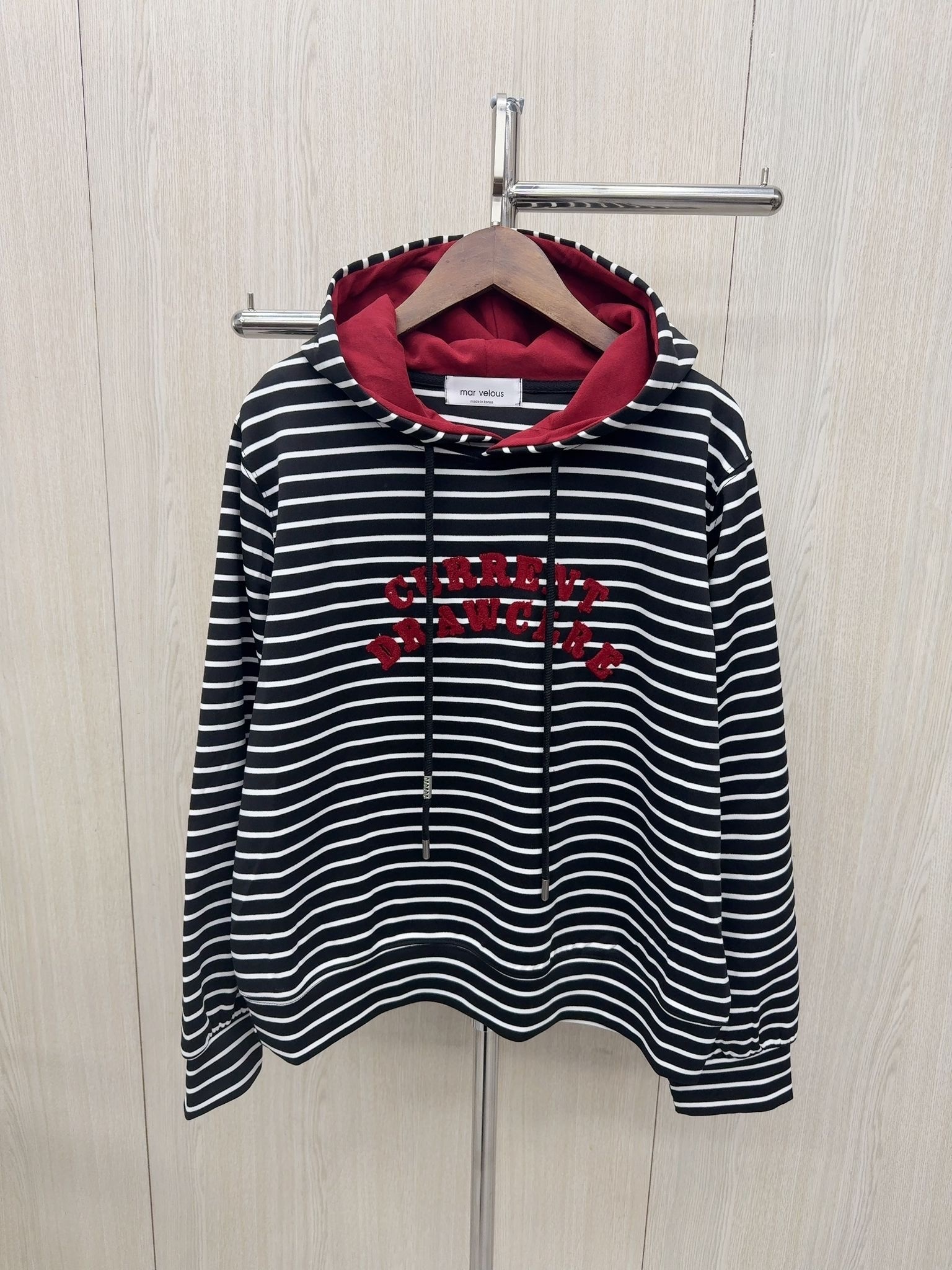 韓國型格有帽橫間top~112F