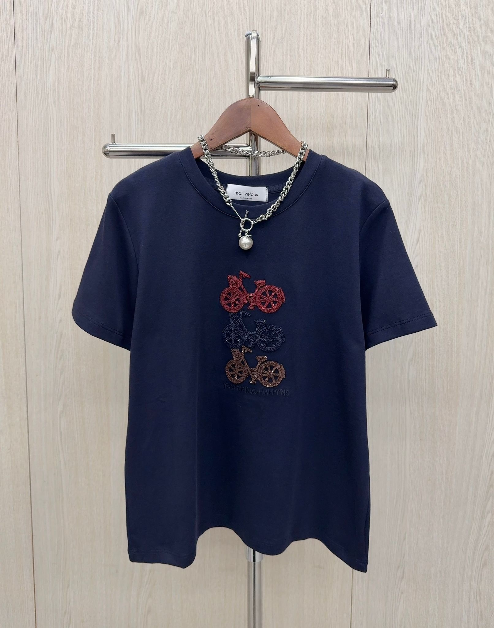 韓國型格單車圖tee~112H