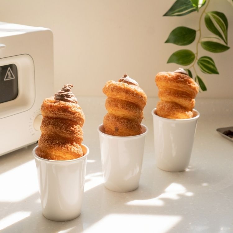 【揪嗨派】巧克力煙囪捲85g*2入