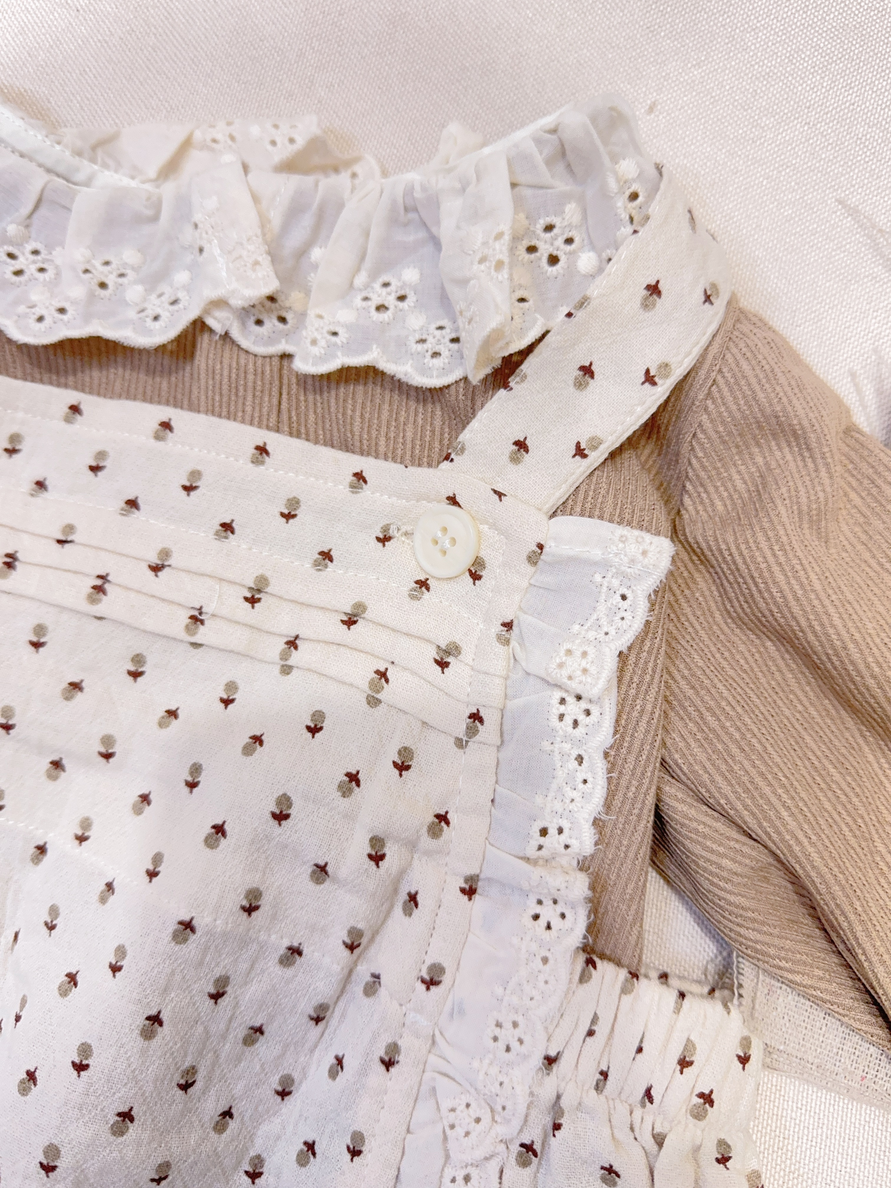 h2372奶茶碎花包屁套A55