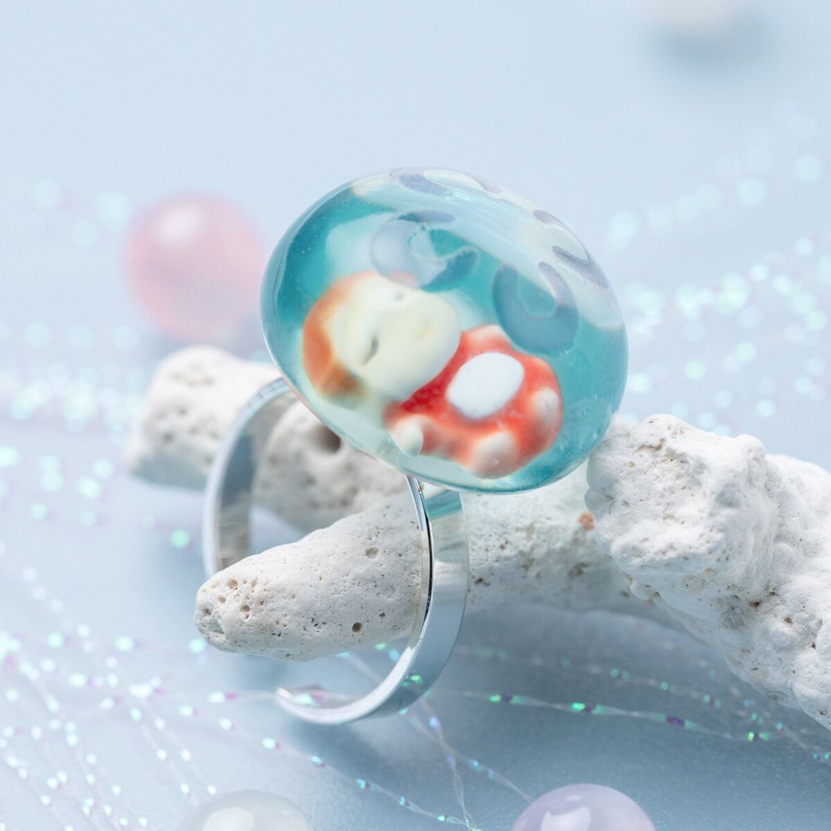 戒指 崖上的波妞 水母中的波妞