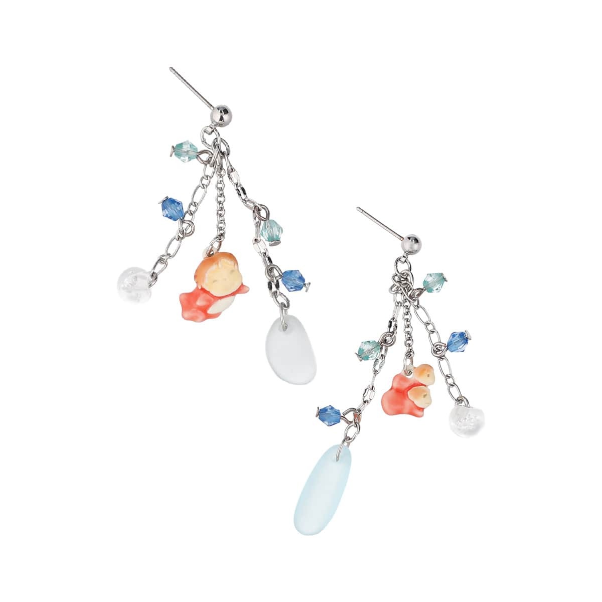 耳環 崖上的波妞 搖晃的波妞