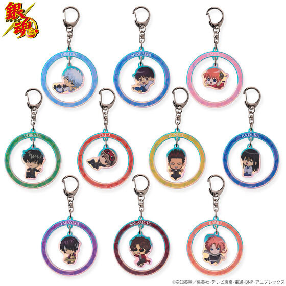 238070 Pbandai 預訂 2025/12月 銀魂　とじこめシャボンゆらゆらオーロラアクリルチャーム（全10種）