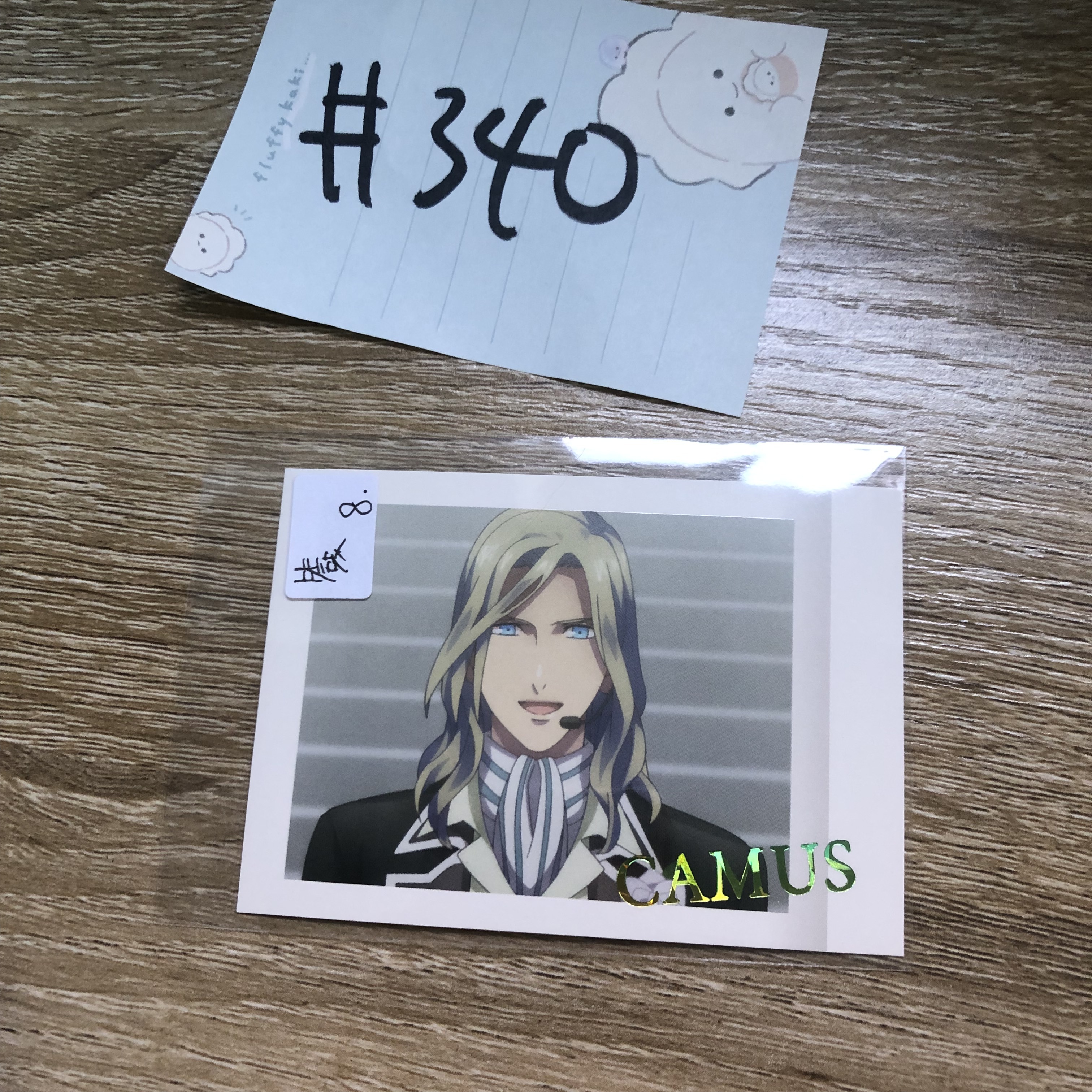 歌之王子殿下  cAmUS  拍立得 簽#340