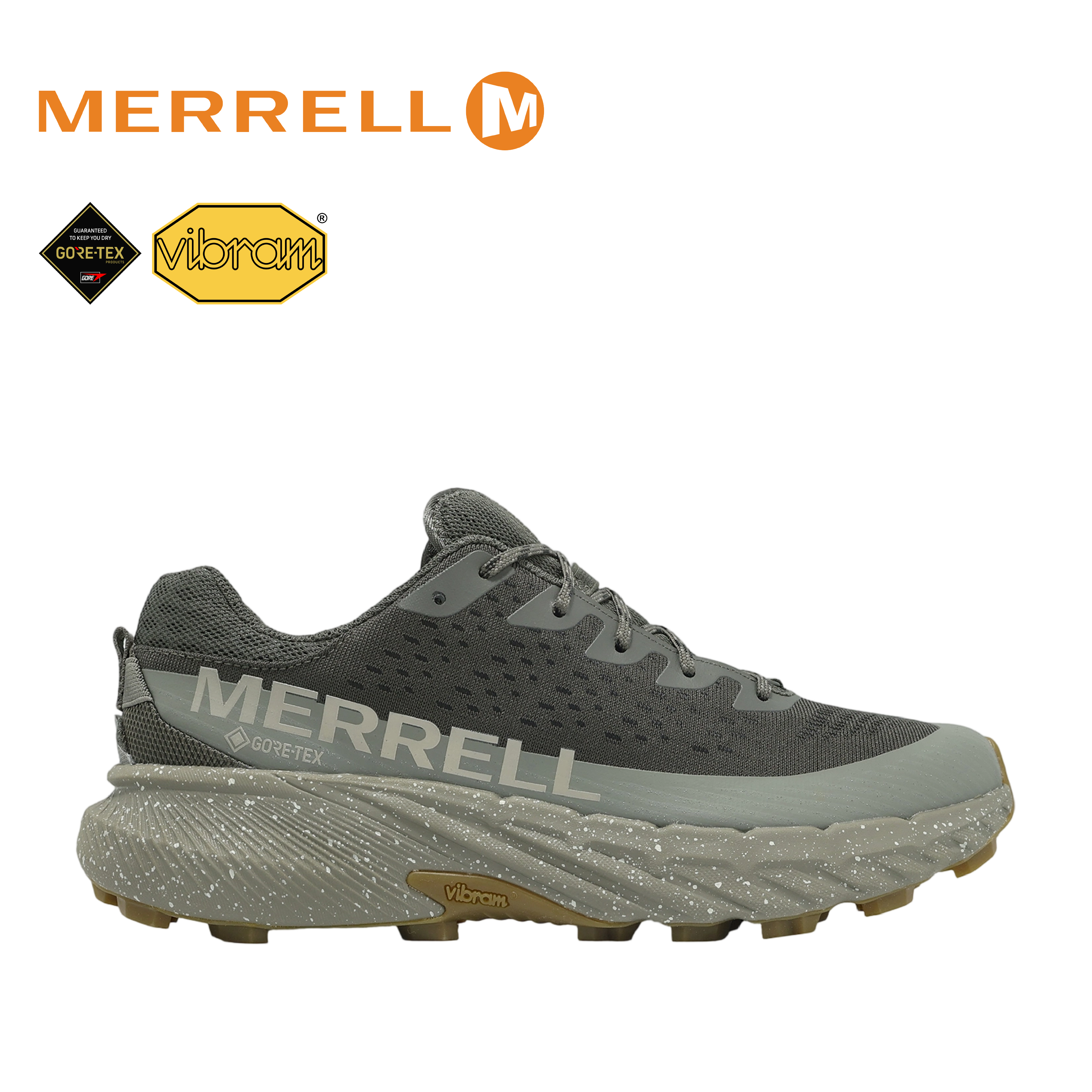 MERRELL 美國 AGILITY PEAK 5 GTX 輕量戶外越野訓練鞋 男款(炭灰色) 33ML068701