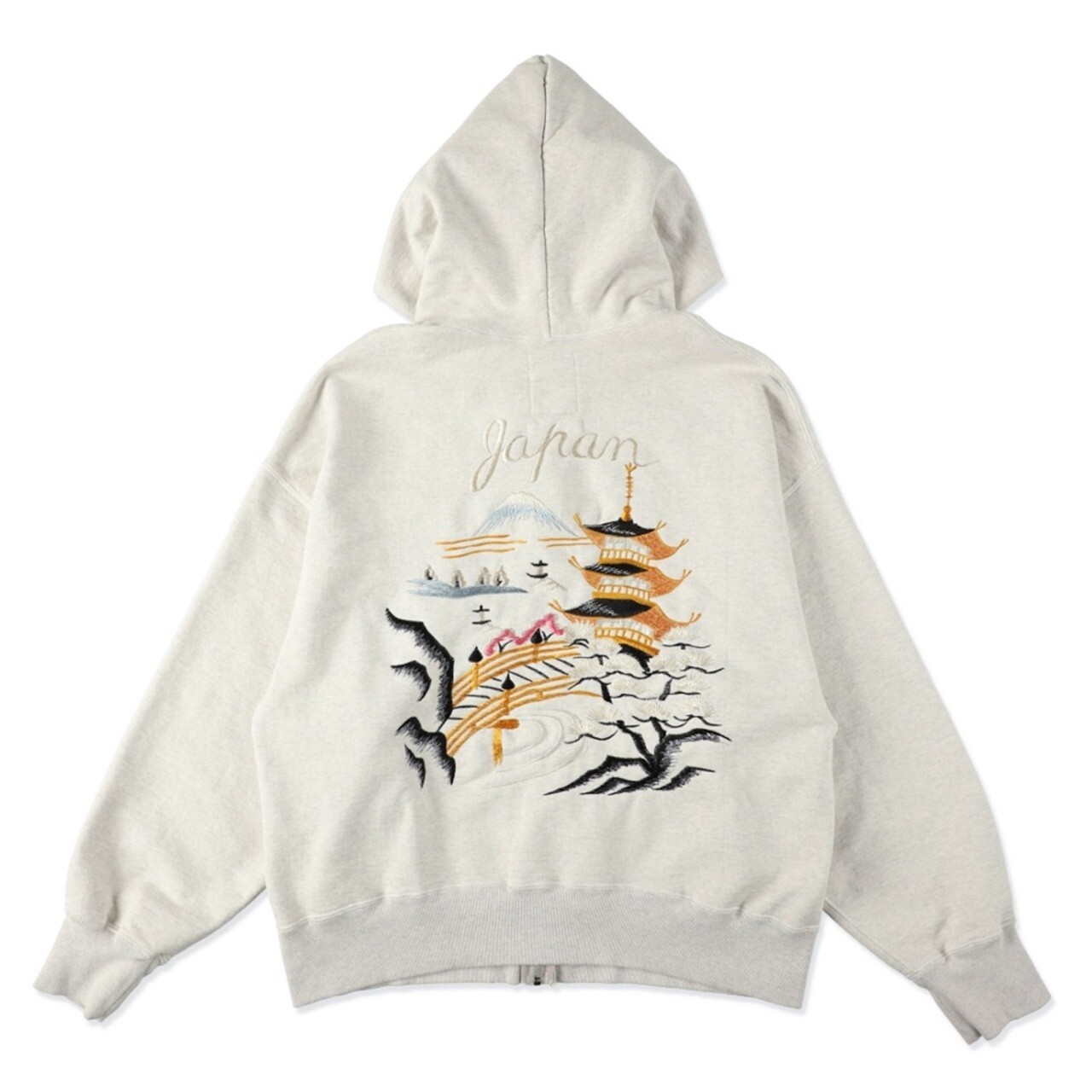 BOW WOW / SUKAJAN EMB ZIP HOODIE AGED BW252-SEZH