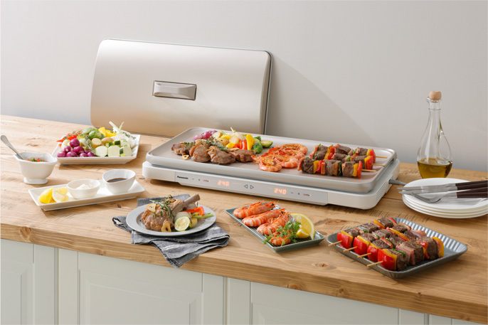 【全球配送 】日本Panasonic 松下聚嗨盤多功能鍋M1電烤盤｜進口商品