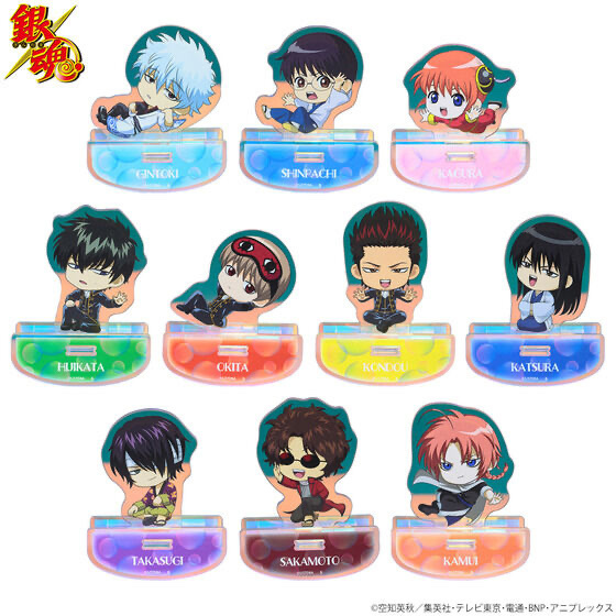 238072 Pbandai 預訂 2025/12月 銀魂　とじこめシャボン ゆらゆらオーロラアクリルスタンド（全10種）