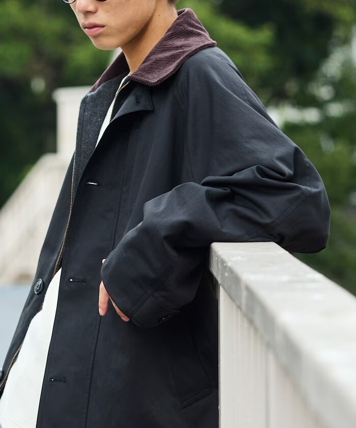 "代購" FREAK'S STORE 燈心絨翻領 雙面穿外套