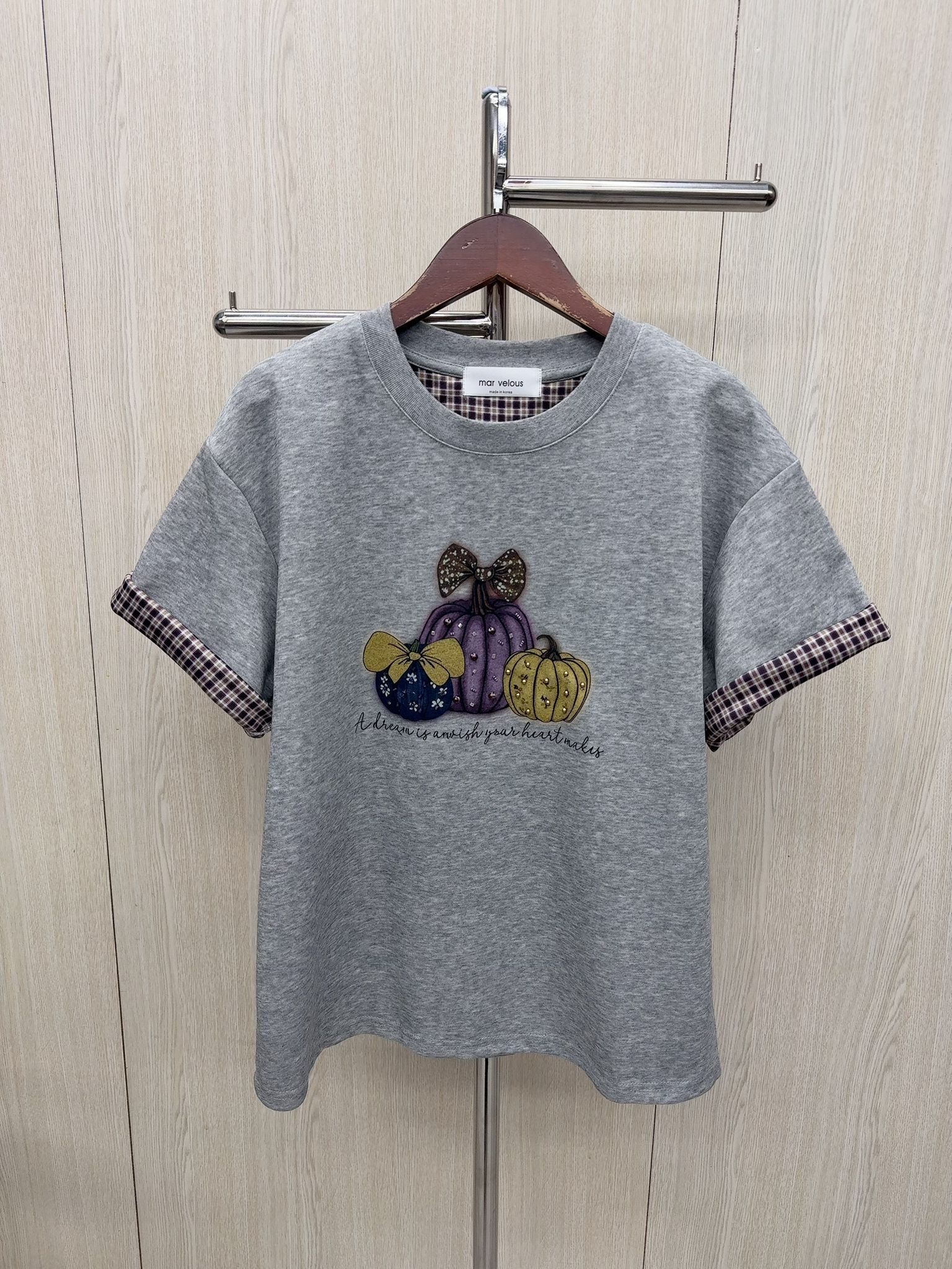 韓國南瓜圖tee~112I