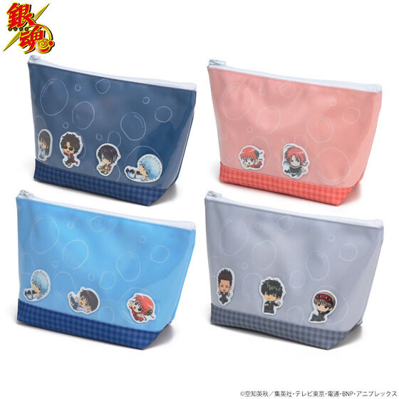 238073 Pbandai 預訂 2025/12月 銀魂　とじこめシャボンデザイン　シャカシャカポーチ（全4種）
