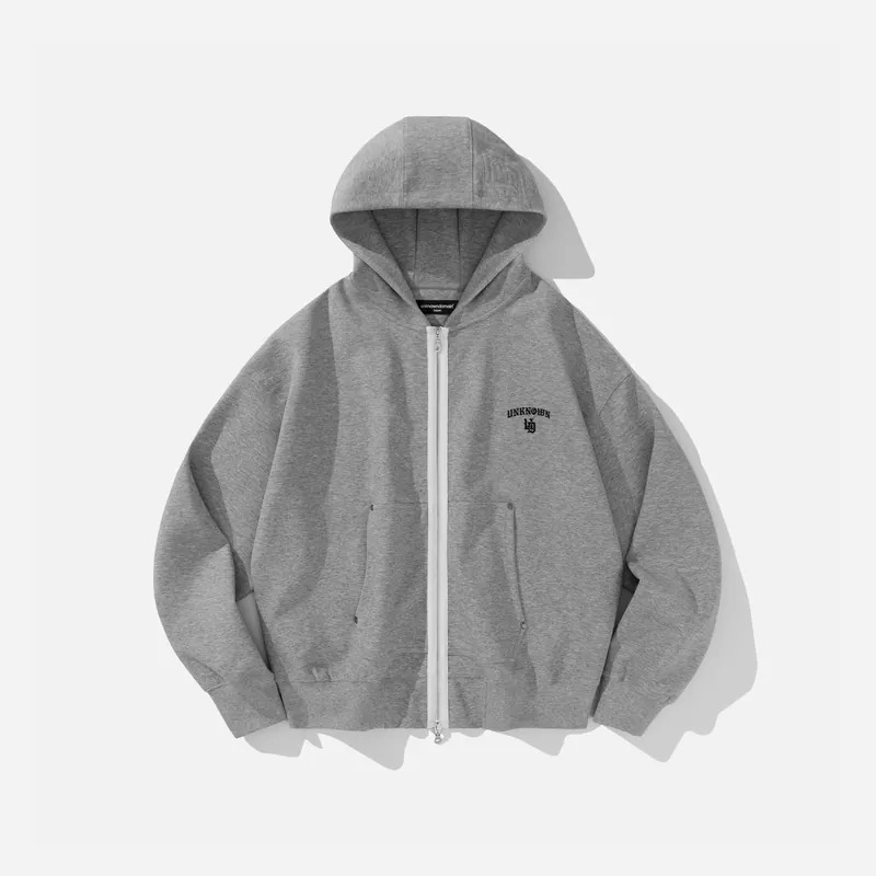 未知領域 CW1871 XS LOGO Zip Hoodie