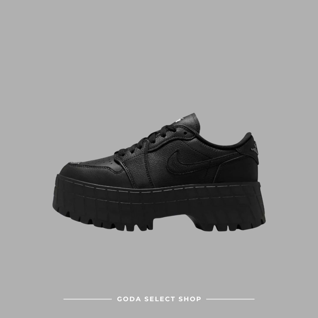 Air Jordan 1 Brooklyn 低筒 厚底 黑魂 HF3184-001