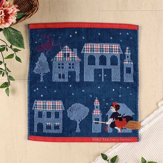 方巾 魔女宅急便 出發的晚上