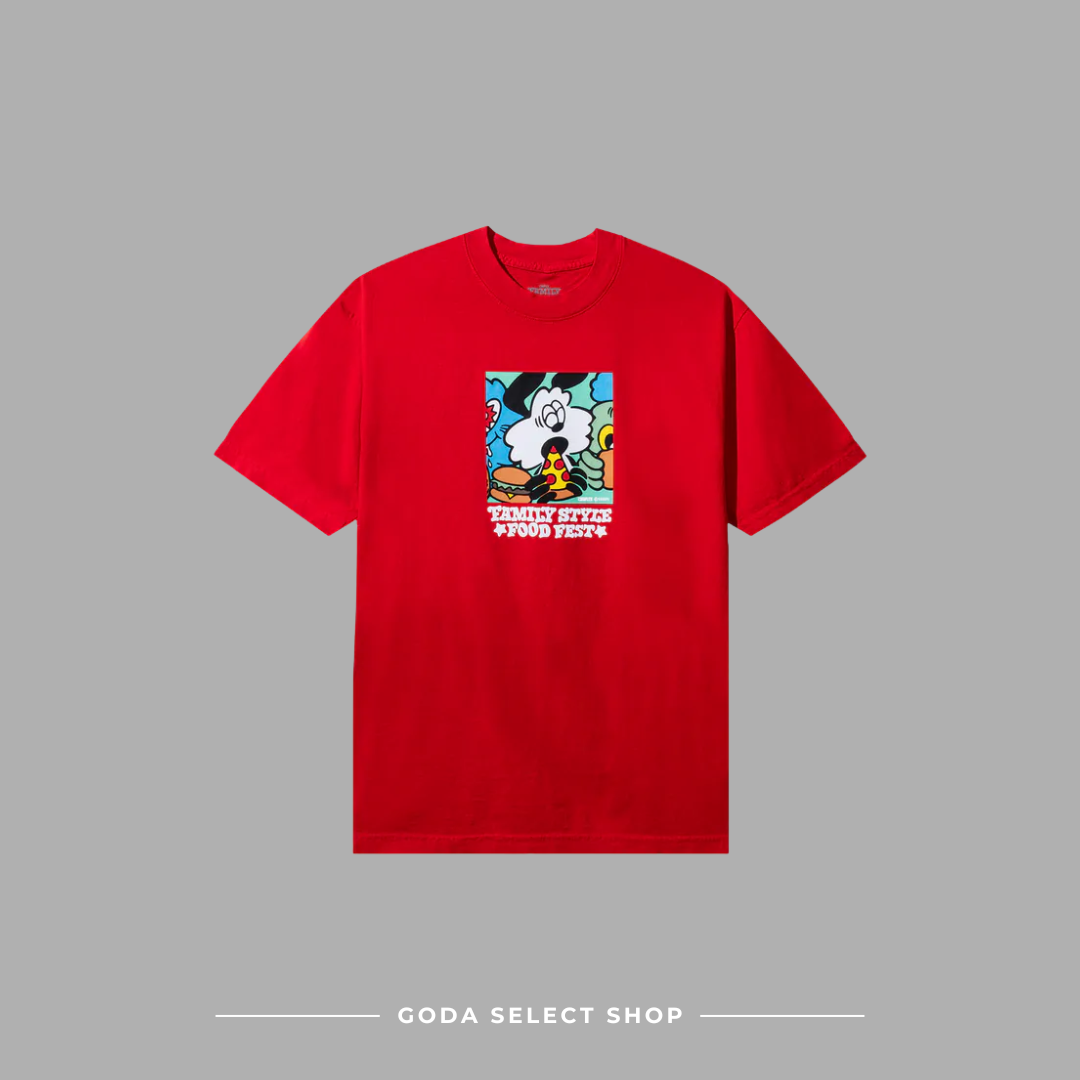 Verdy Family Style VICK BOX LOGO T-SHIRT - Red 紅色 短袖