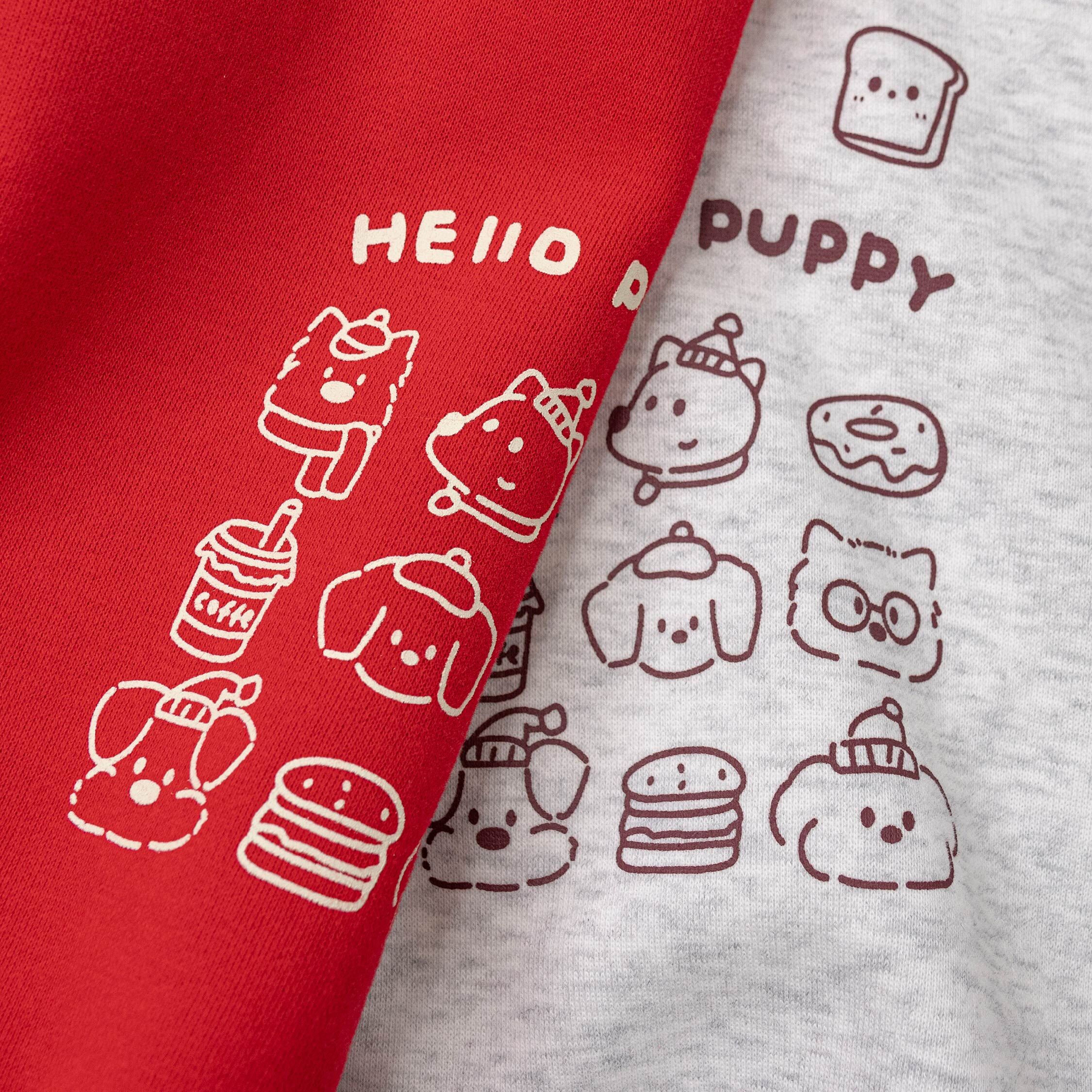 【H55466】歡樂動物吃點心上衣