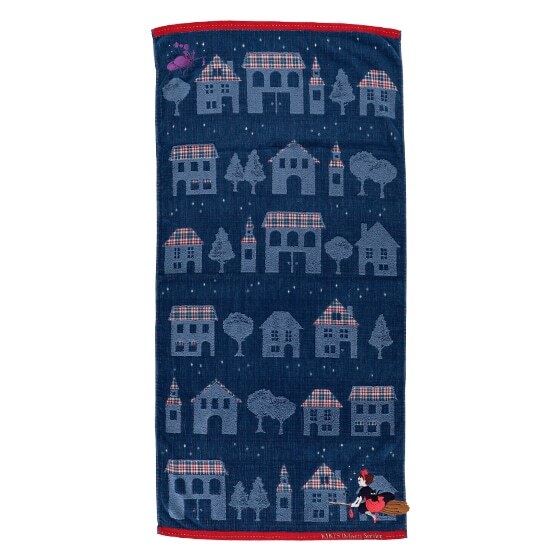 浴巾 魔女宅急便 出發的晚上