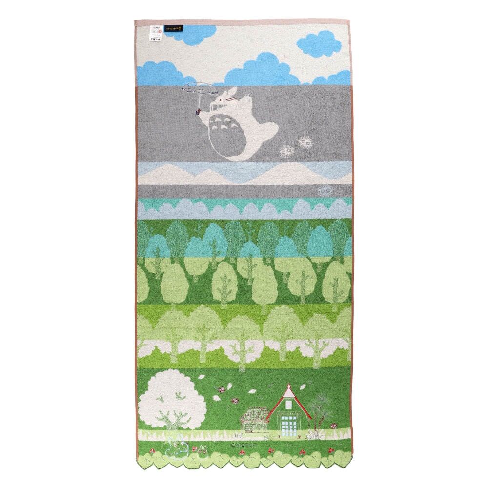 浴巾 龍貓 空中散步