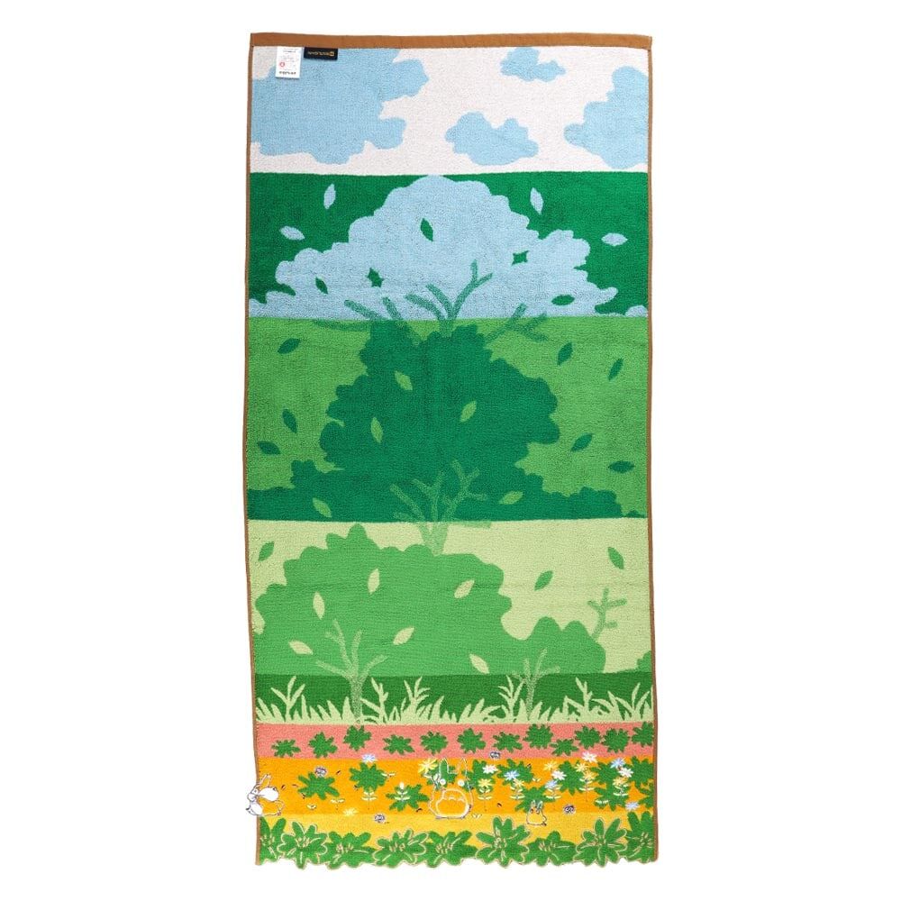 浴巾 龍貓 在楠樹下