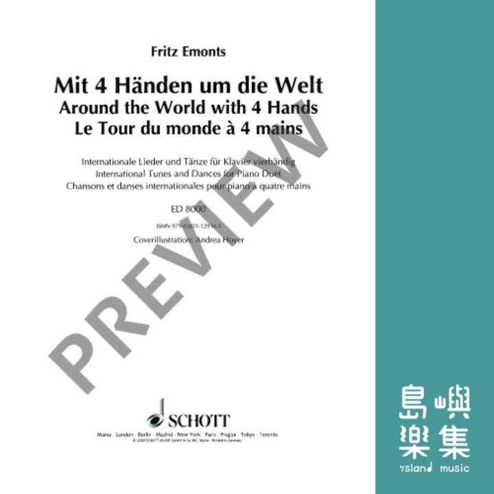 Around the World with four Hands