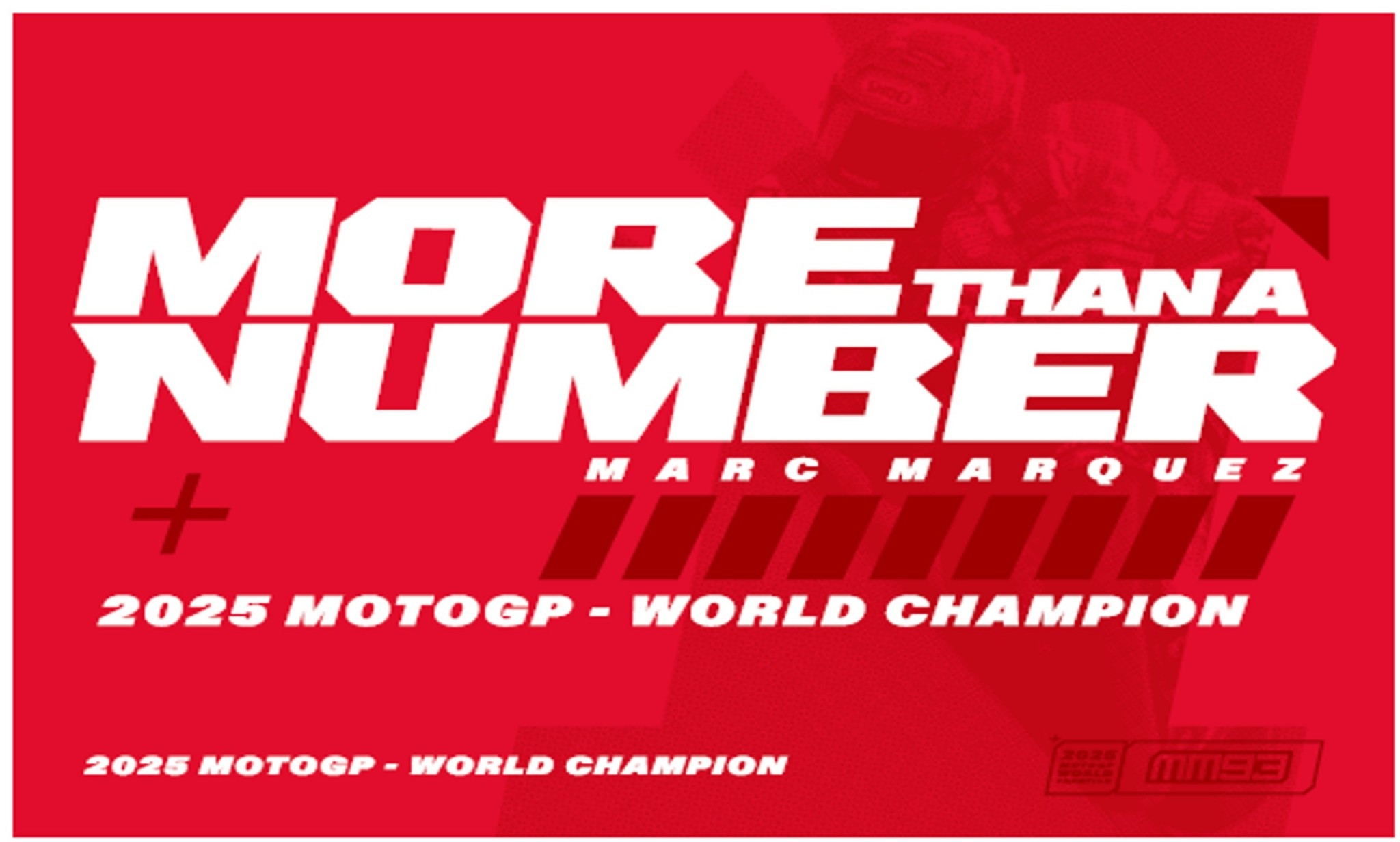MotoGP MM93 2025 WORLD CHAMPION 旗幟 MARC MARQUEZ FLAG 周邊