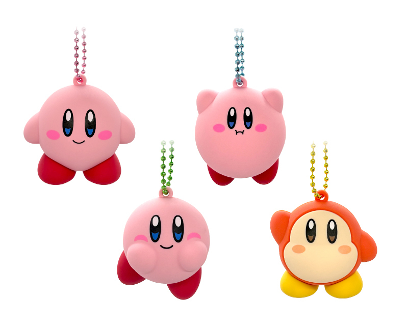 星之卡比立體硅膠公仔吊飾