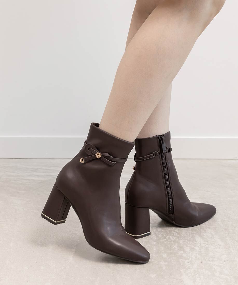 [預購]折扣 RANDA 2WAY 晴雨兩用短靴 附字母蝴蝶結皮帶