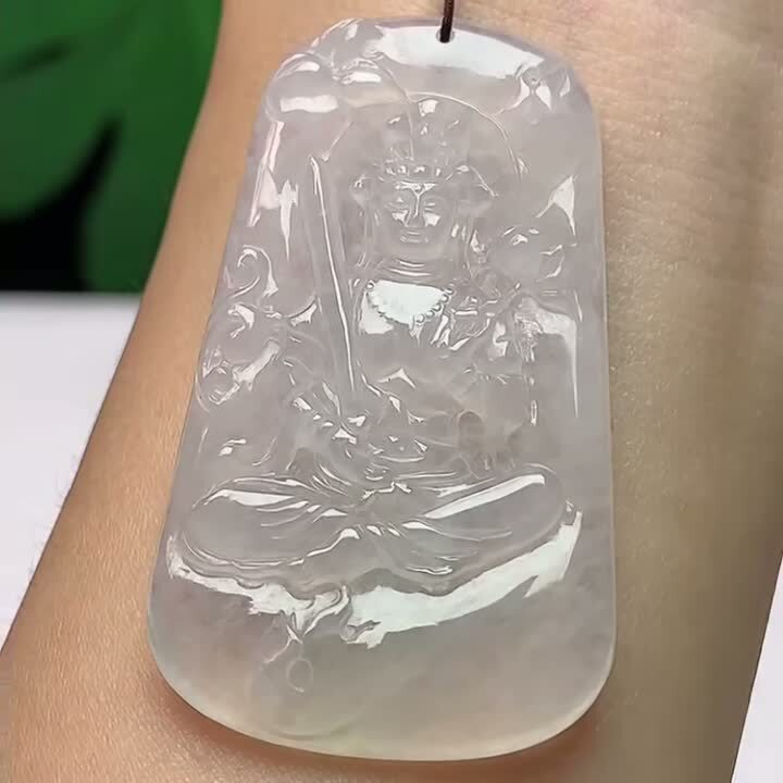 翡翠冰種虛空藏菩薩,天然翡翠A玉, 緬甸玉, Jade, Jadeite