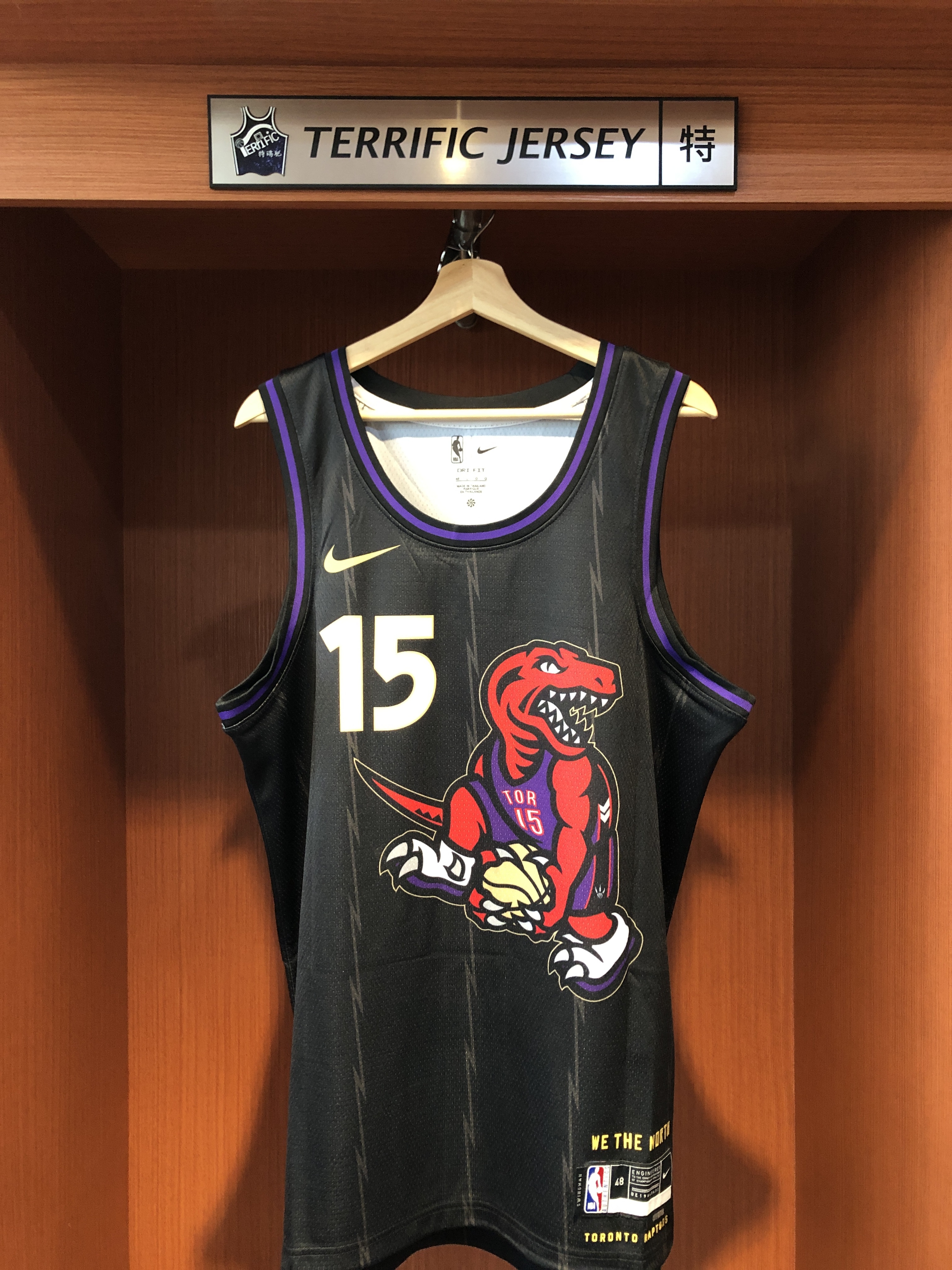 NBA球衣 Vince Carter 多倫多暴龍城市 City Nike Swingman 球迷版 熱轉印 全新