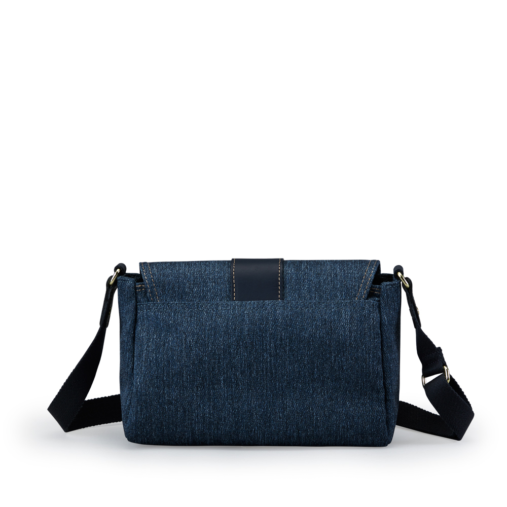 Denim 經典馬鞍包-深丹寧藍