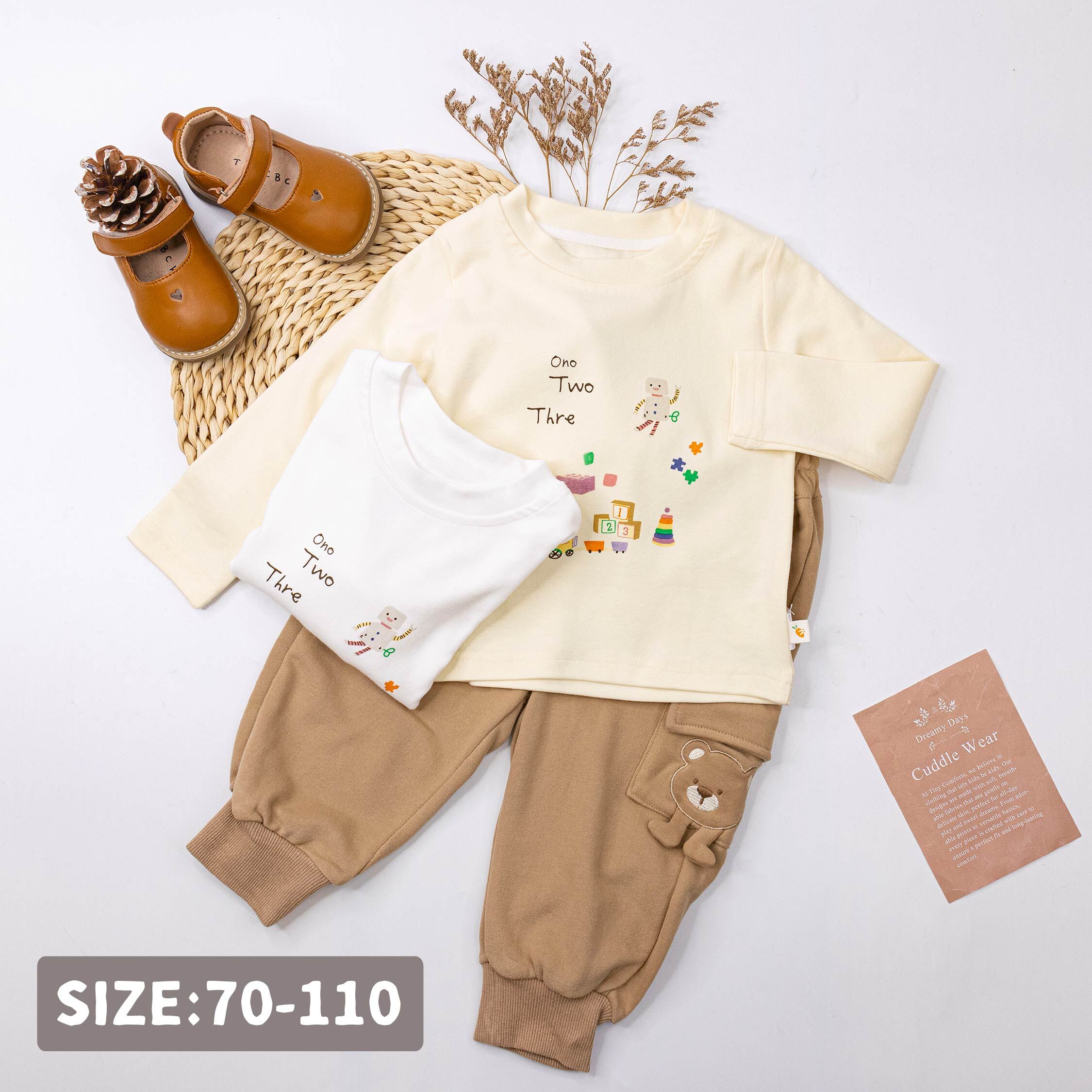 【H55322】童趣機器人玩具上衣/內搭衣＊二色