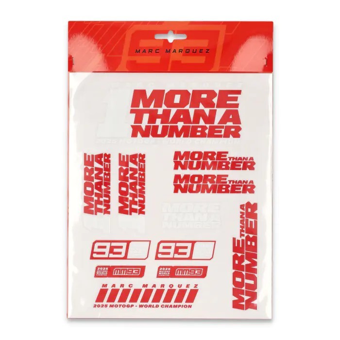 MotoGP MM93 2025 WORLD CHAMPION 貼紙組 MARC MARQUEZ STICKER 周邊