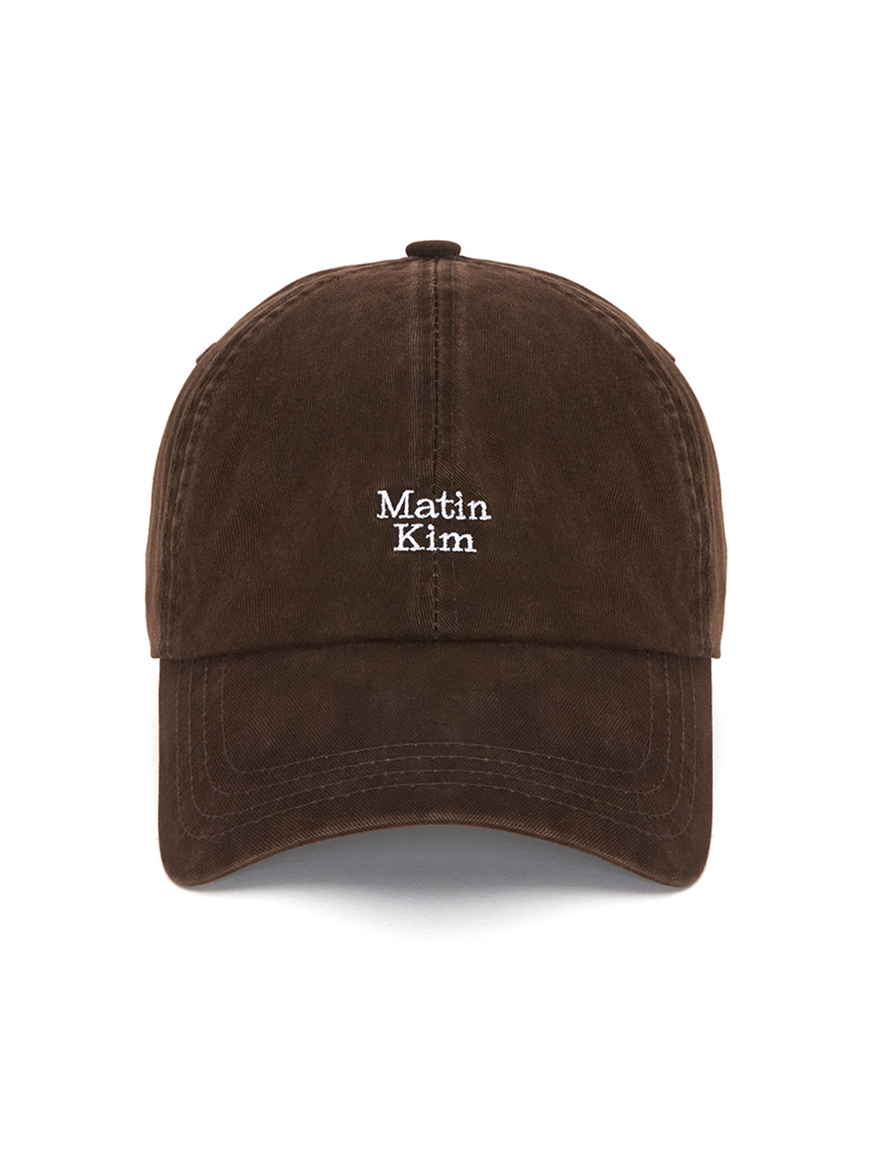 迷你LOGO刺繡棒球帽 棕色