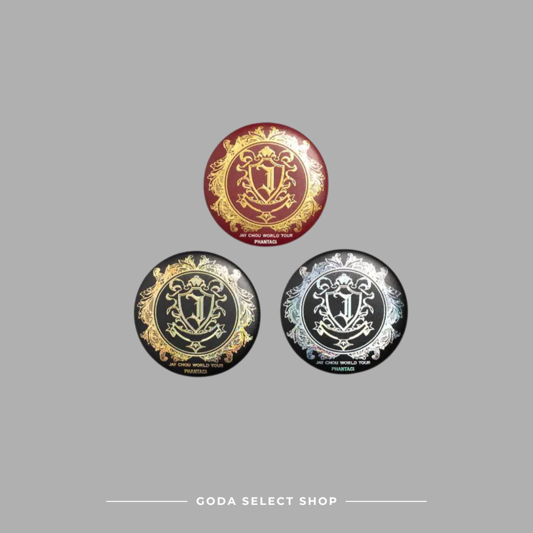 PHANTACI - J CARNIVAL WUHAN LIMITED 周杰倫 武漢限定 三色  徽章 (盲盒) 隨機一色