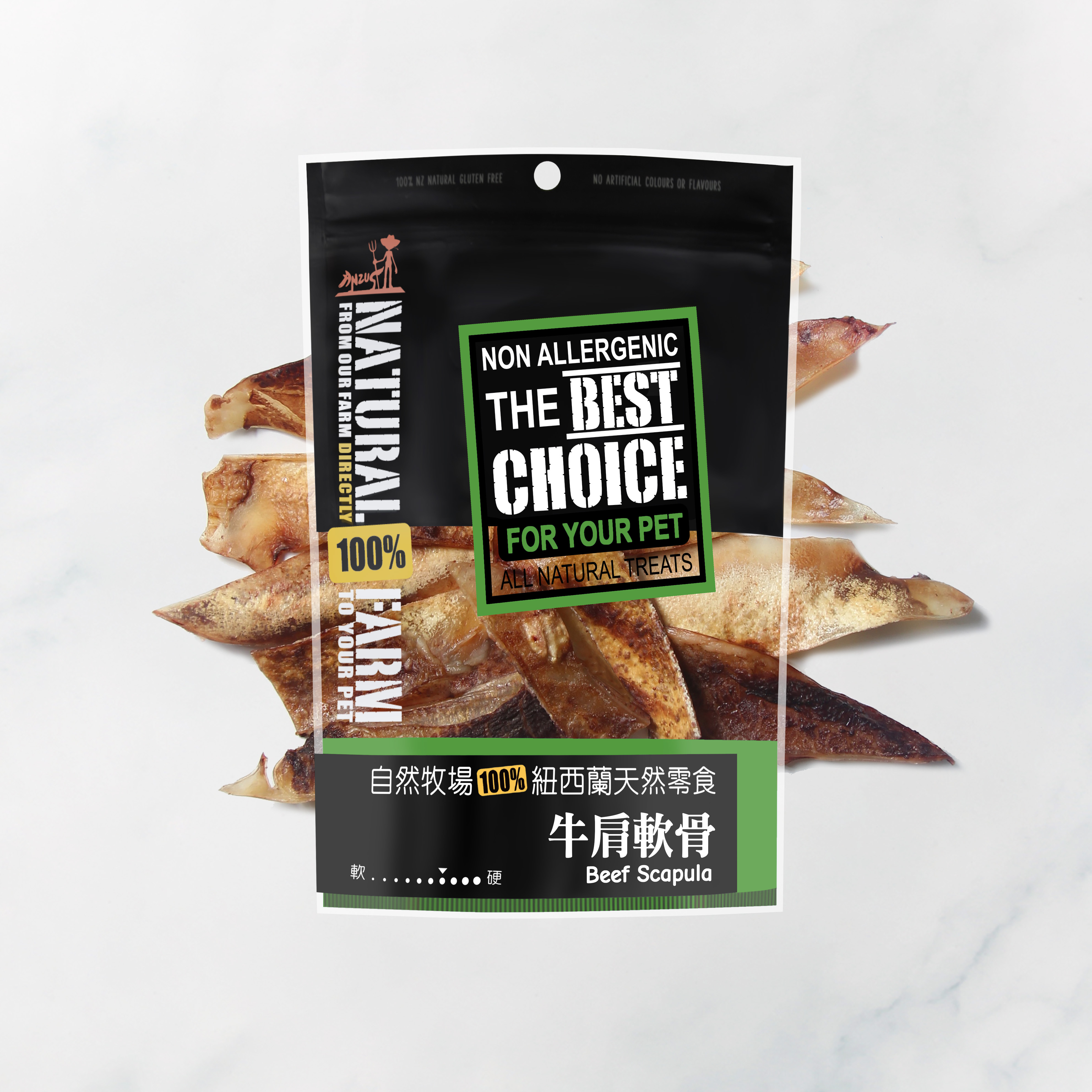 天然寵物零食．牛肩軟骨