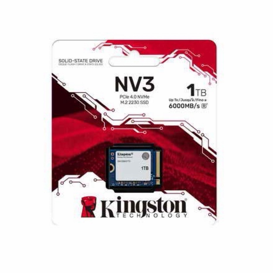 Kingston 金士頓 NV3 2TB 1TB 500GB M.2 2230 NVMe SSD 固態硬碟 SNV3SM3