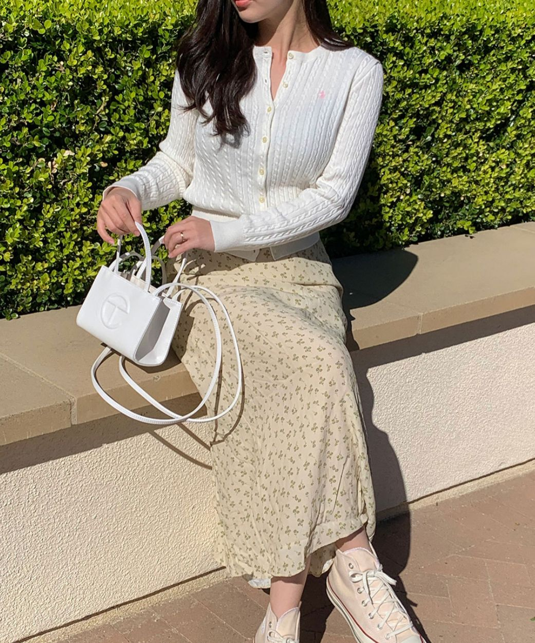 Ralph Lauren Polo Kids Cotton Cardigan(Ivory)