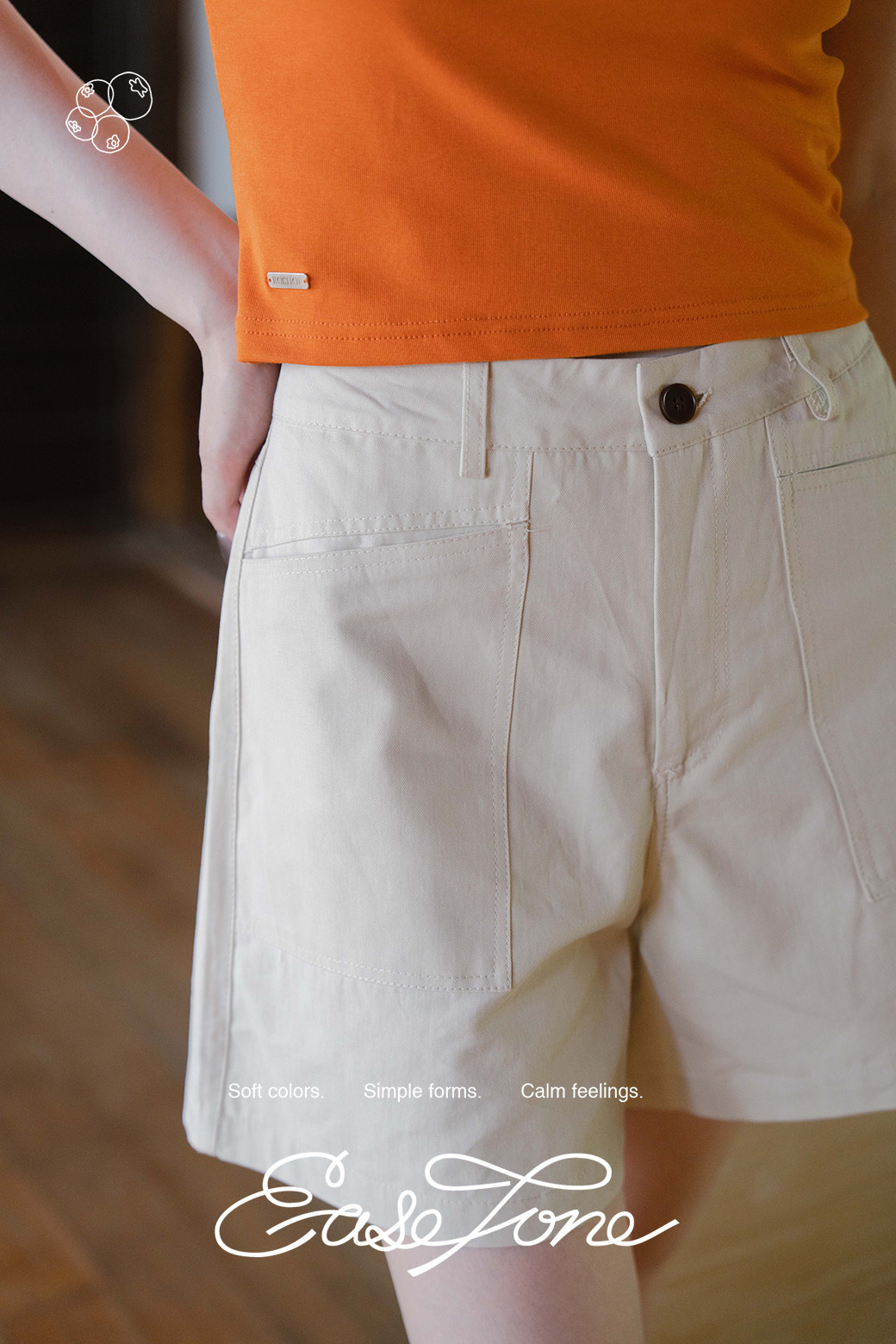 摯愛回歸.ᐟ.ᐟ百搭無印感挺料短褲-3色