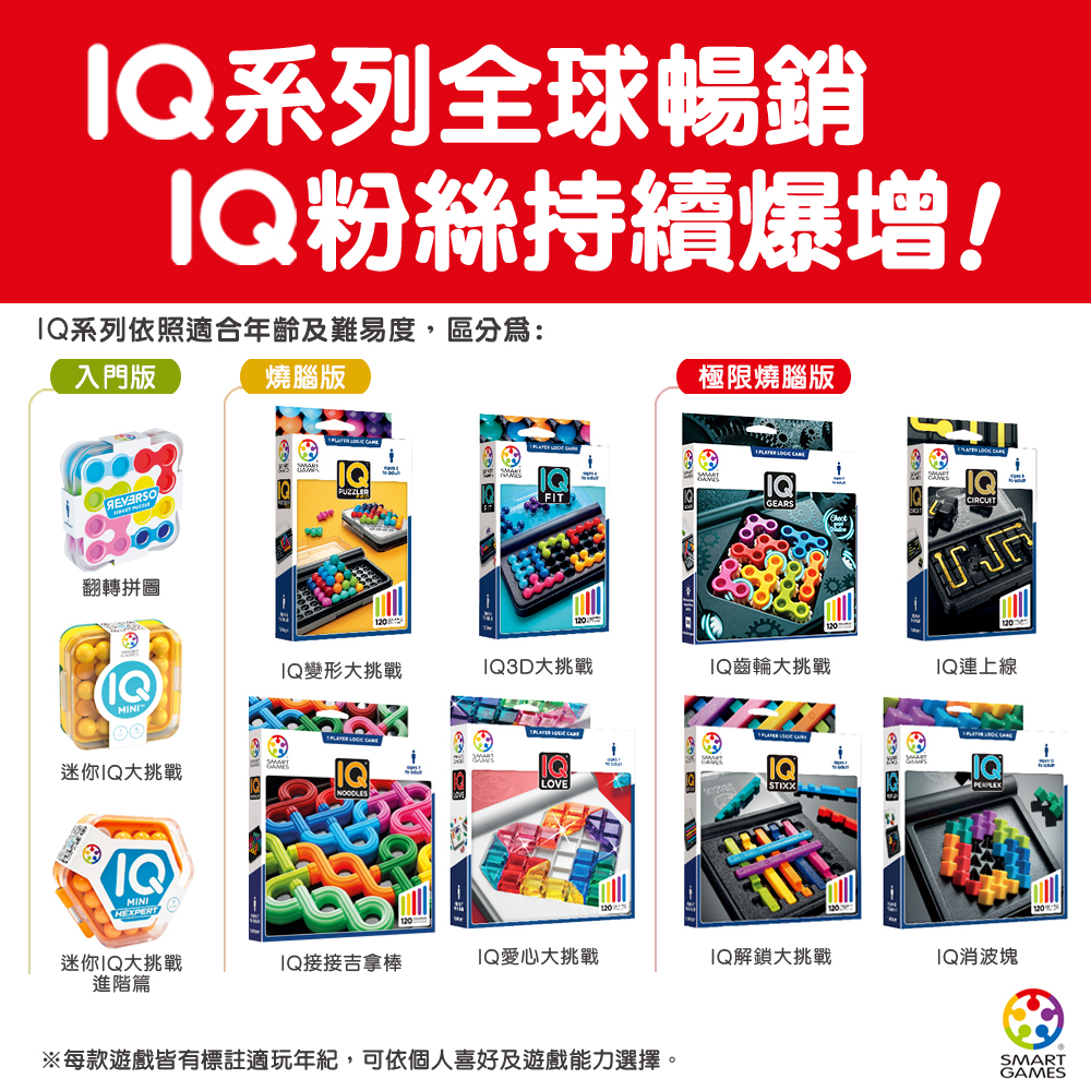 SMART GAMES】IQ彩虹泡泡糖