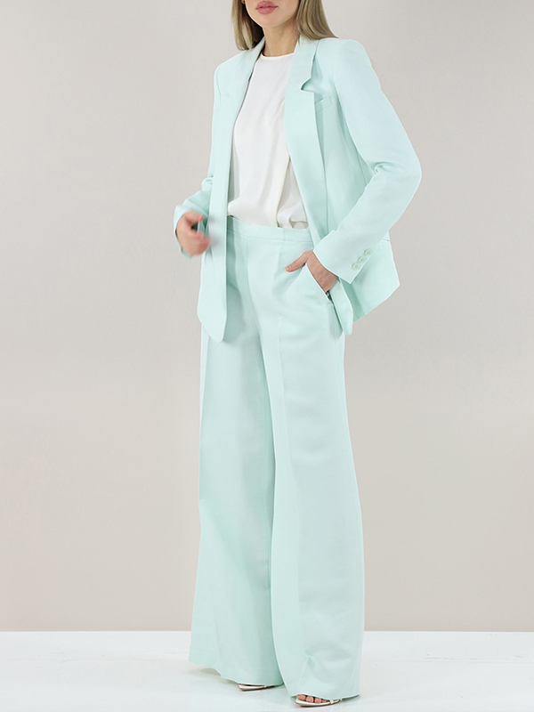 TWIN-SET 無釦西裝外套(淺綠)