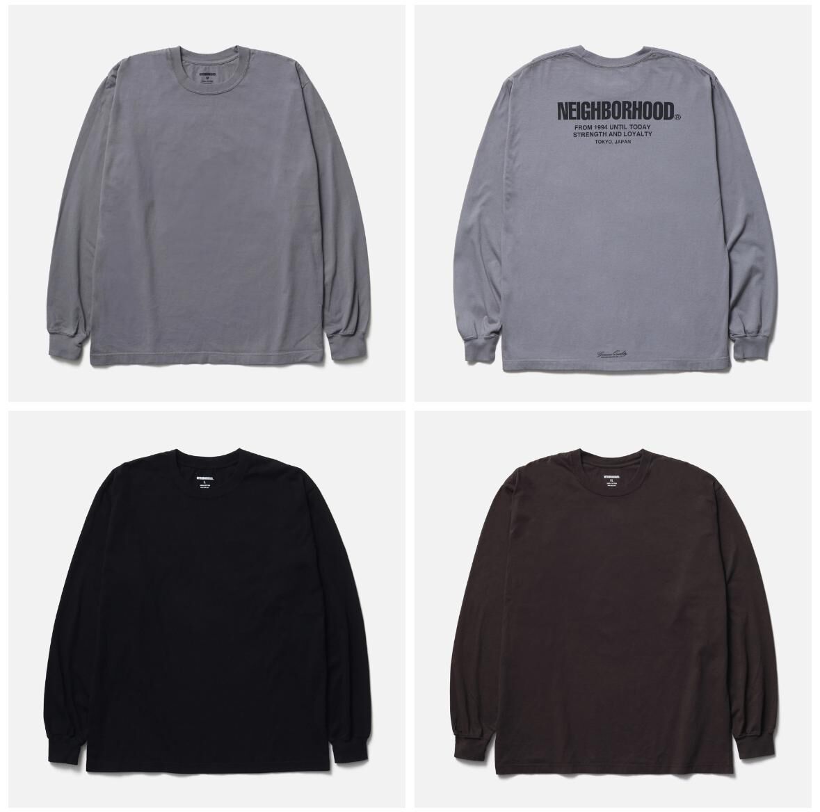 現貨|NEIGHBORHOOD  NH . TEE LS-4 252PCNH-LT04