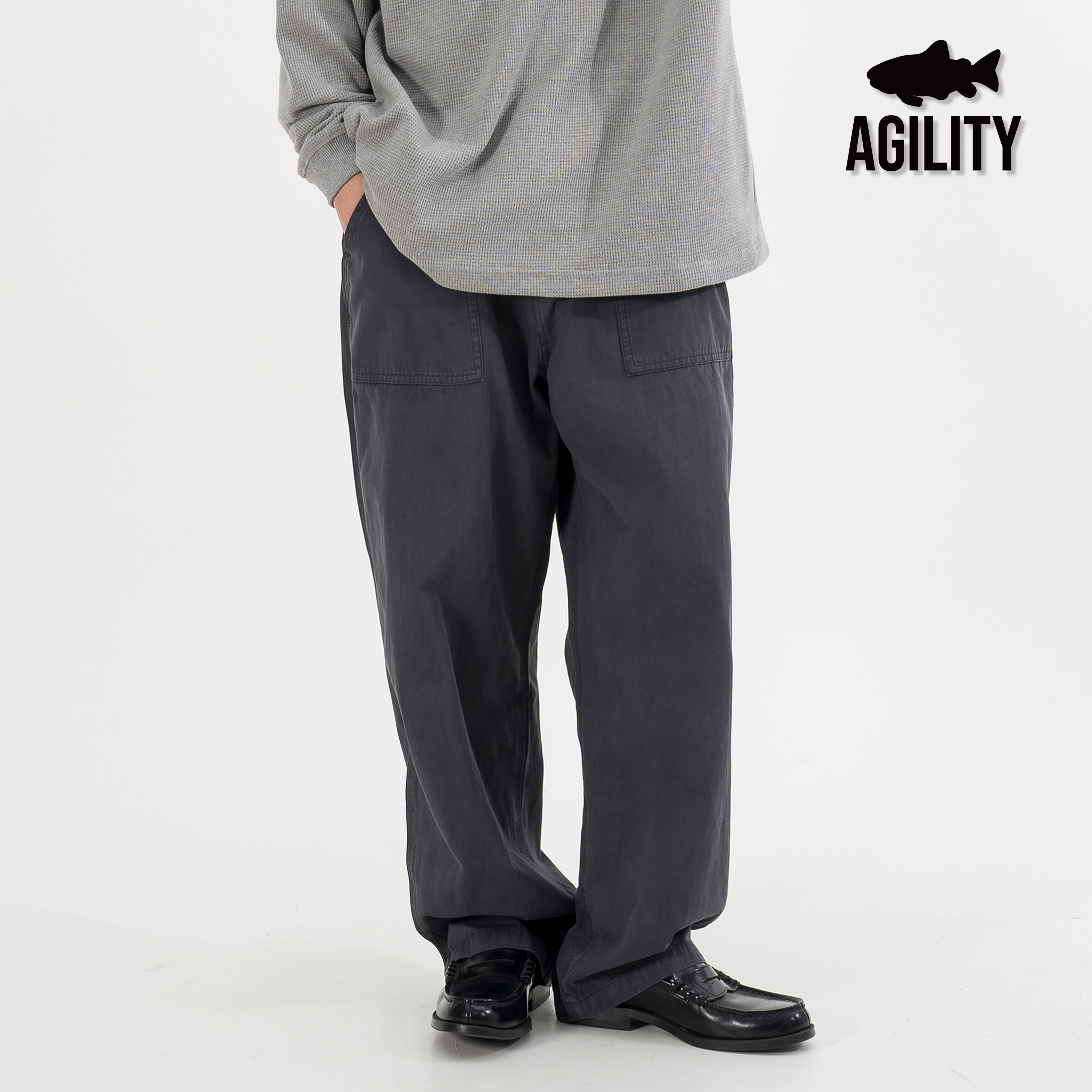 AGILITY Washed OG107 Baker Pants 重水洗 甲板長褲 [OG107]