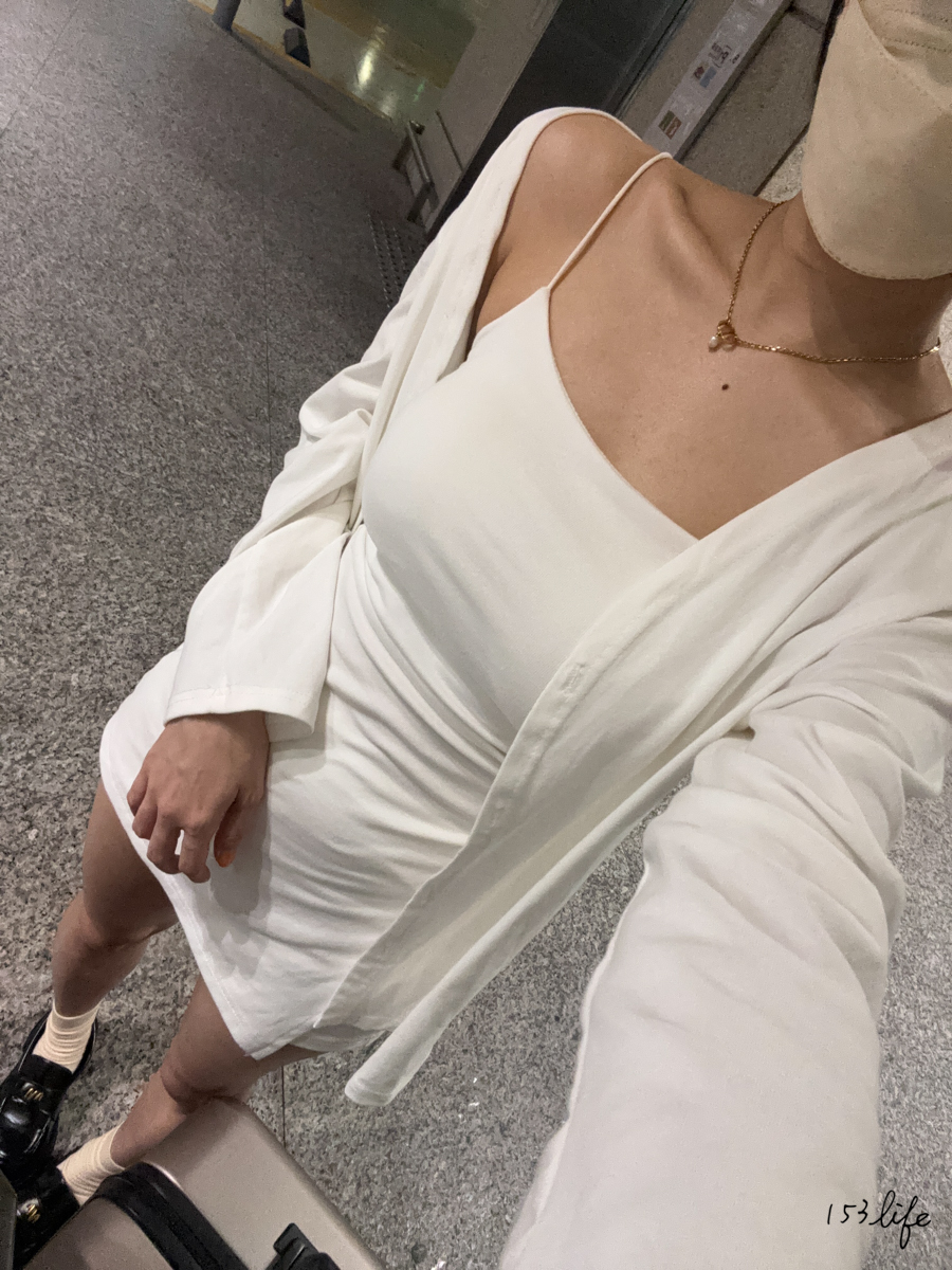 |微瑕疵-白|帶杯短洋+內裡短褲+鈕扣外套休閒時髦精三件組(5色)